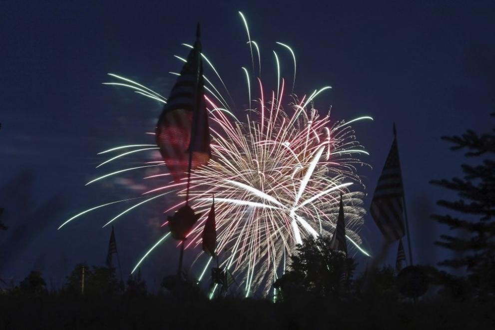 Съединените щати празнуват Деня на независимостта на 4 юли Националният