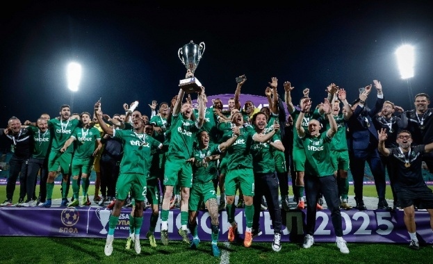 Лудогорец вдигна Купата на България, след като победи ЦСКА с 1:0 на финала