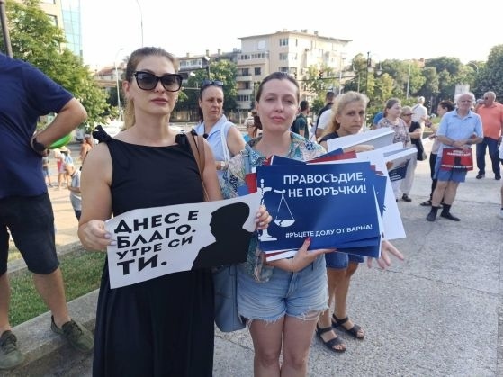 Голям протест във Варна в подкрепа на Благомир Коцев от ПП