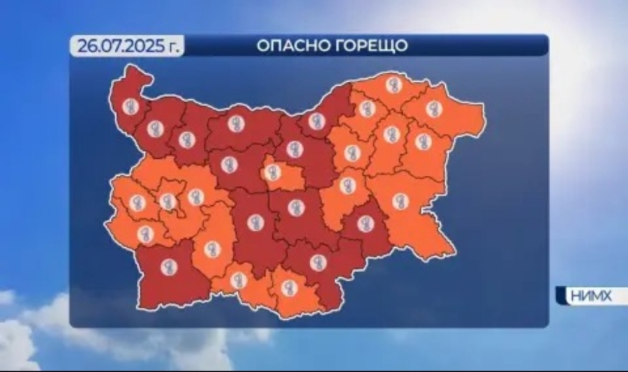 Времето днес: Максималните температури ще са между 38° и 43°