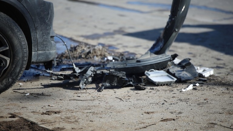 Верижна катастрофа с автобус на градския транспорт в Бургас