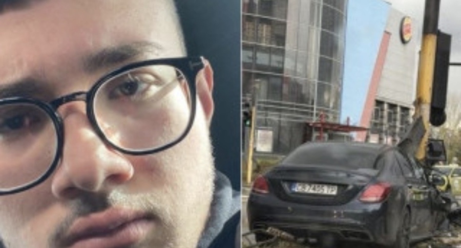 Синчето на ортопеда от Полимед АД Насер Мохамад се размаза с мощен Мерцедес