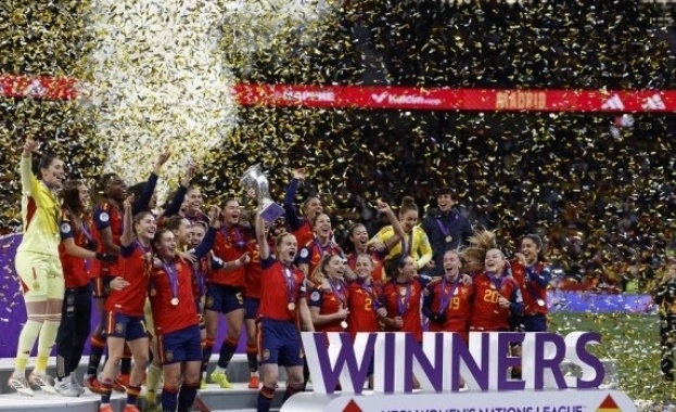 Испания победи Германия с 3:0 и спечели Лигата на нациите по футбол за жени