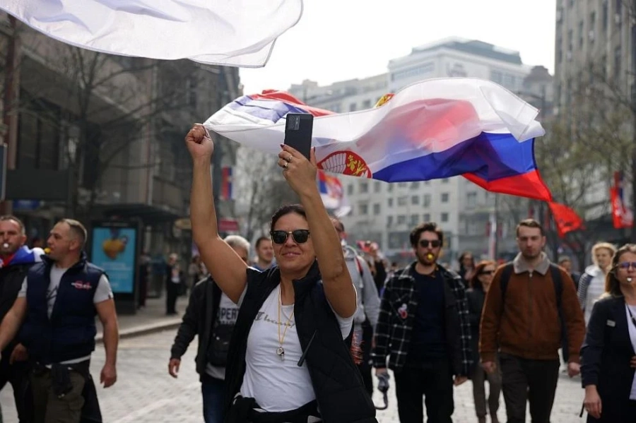 Сръбските студенти протестират отново