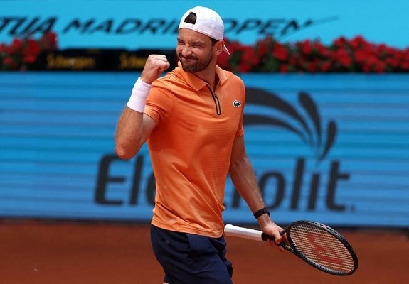 Григор Димитров 33-и в квалификациите за Ролан Гарос