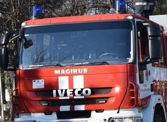Голям пожар гори в Сливен